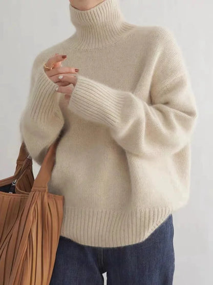 Kensington Cashmere High-Neck Sweater