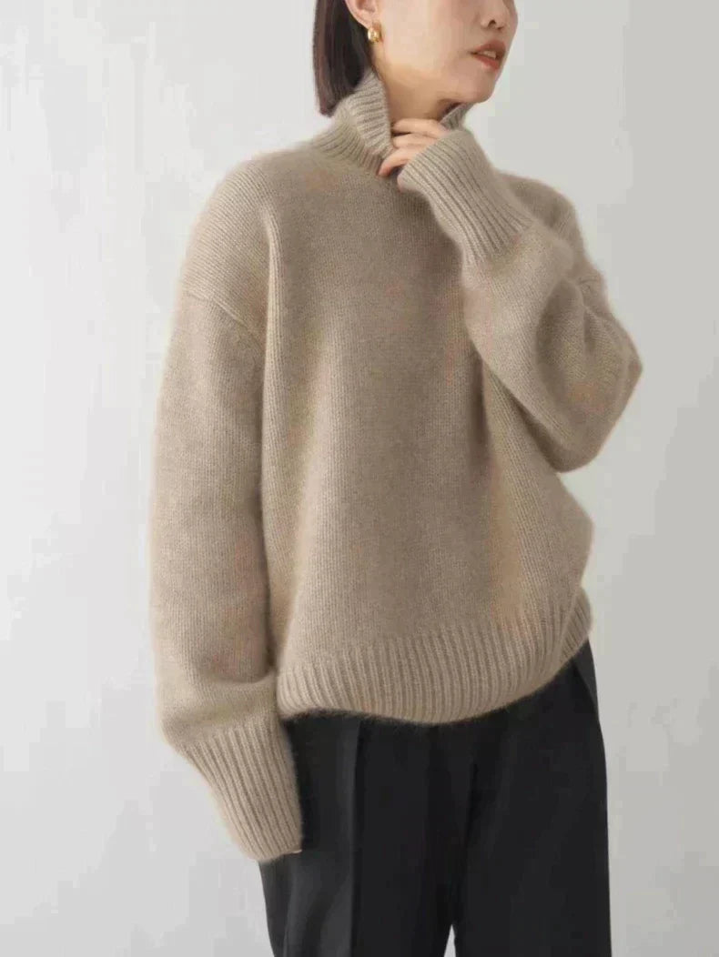 Kensington Cashmere High-Neck Sweater