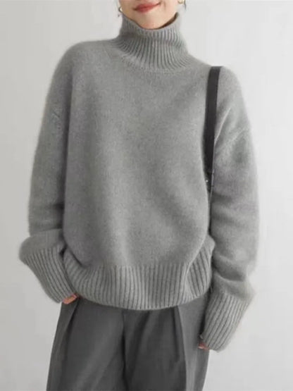 Kensington Cashmere High-Neck Sweater