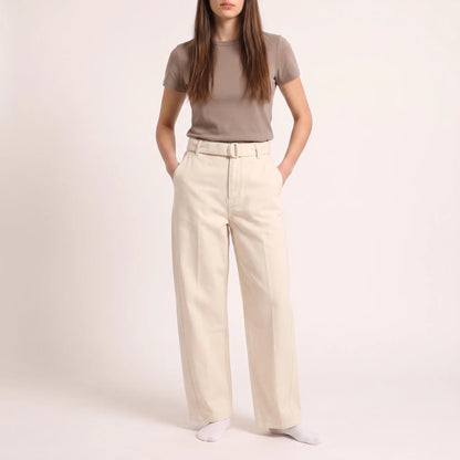 The Marylebone Belted Wide-Leg Trouser
